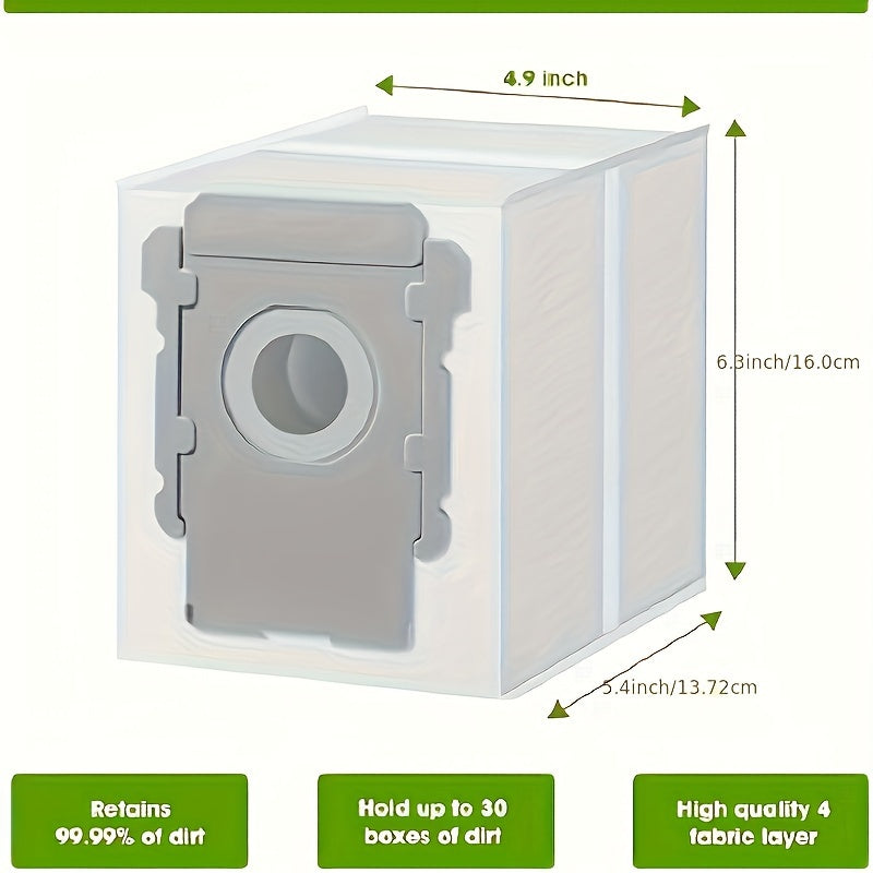 I va J Plus seriyasidagi Irobot Roomba vakuum robotlari uchun almashtirish qismlari to'plami, 10 dona: 1 to'plam rolik cho'tkalari, 3 HEPA filtri, 3 tomondan cho'tkalar bilan birga vintlar va 3 chiqindi almashtirish sumkasi. Muammosiz qadoqlashda keladi.