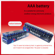 60 штук AAA углеродных батареек 1,5 В для электроники с низким энергопотреблением
