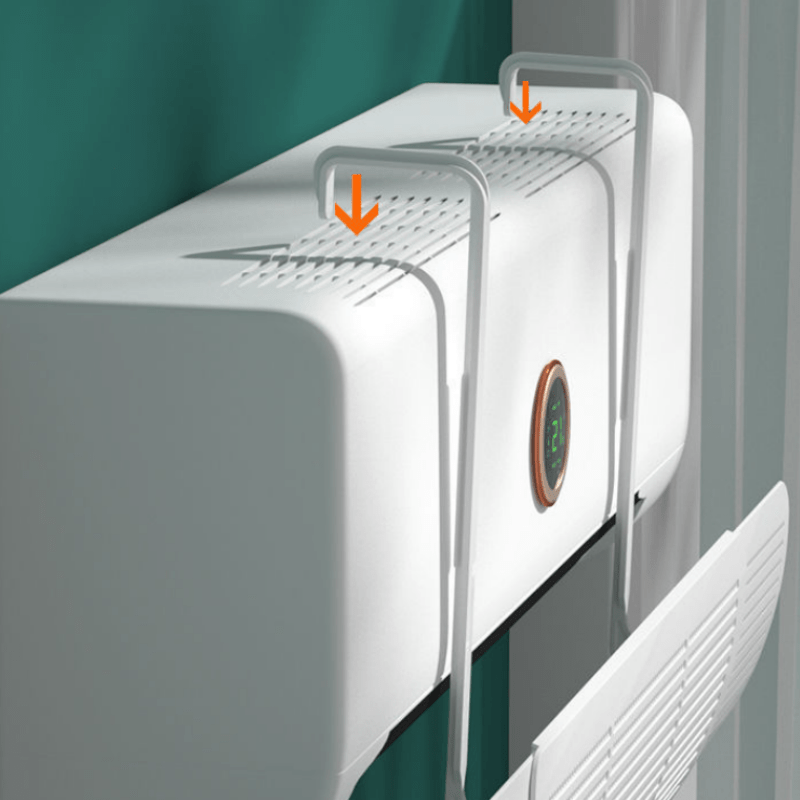 Uy, ofis, do'kon uchun sozlanadigan plastmassa konditsioner deflektori