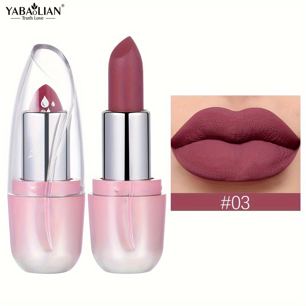 Women's Pearlescent Matte Lipstick Long Lasting Waterproof Pink Lipstick