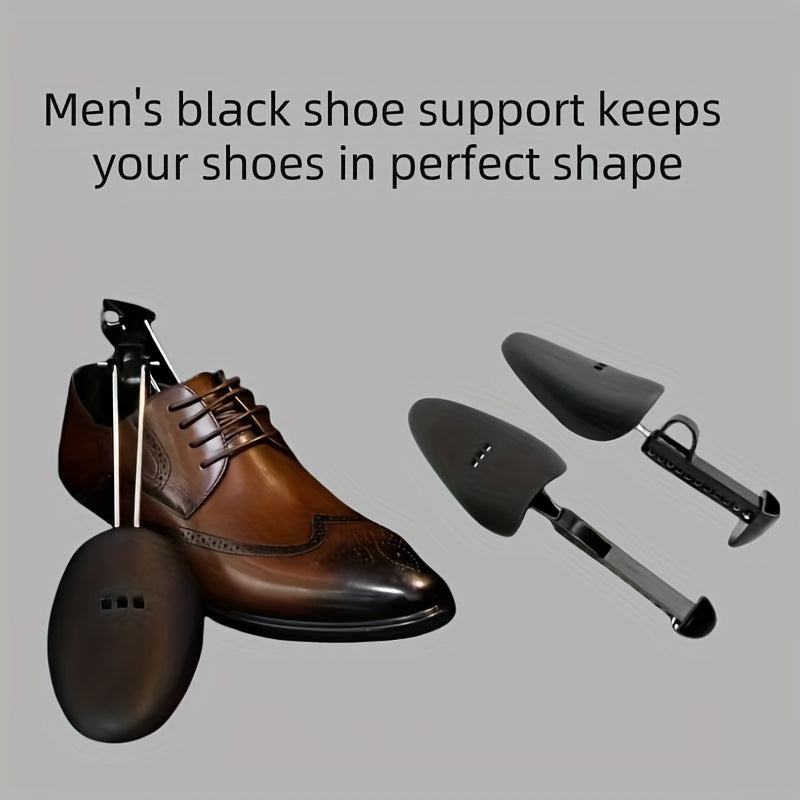 Men's Black Shoe Supports 4 Pack, Shoe Shape Maintainers, Extend Shoe Life