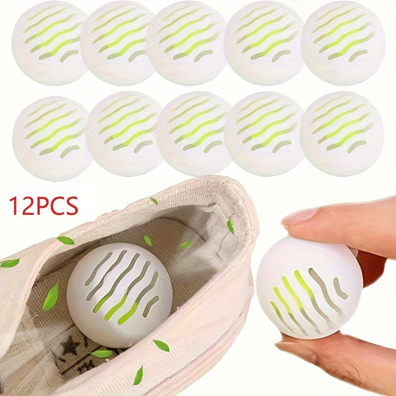 6/12pcs Long-Lasting Shoe Deodorizer Balls for Fresh Air and Room Decor