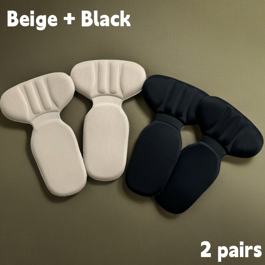 Unisex Memory Foam Heel Cushions 2-in-1 Anti-Friction Heel Protectors