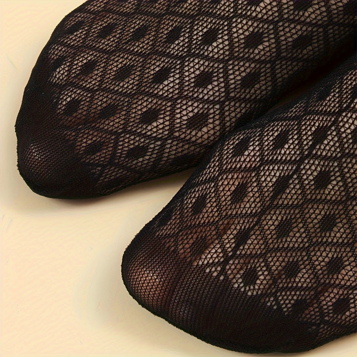 Набор из 5 модных тонких носок с цветочным кружевом, удобные и дышащие короткие носки для женщин.