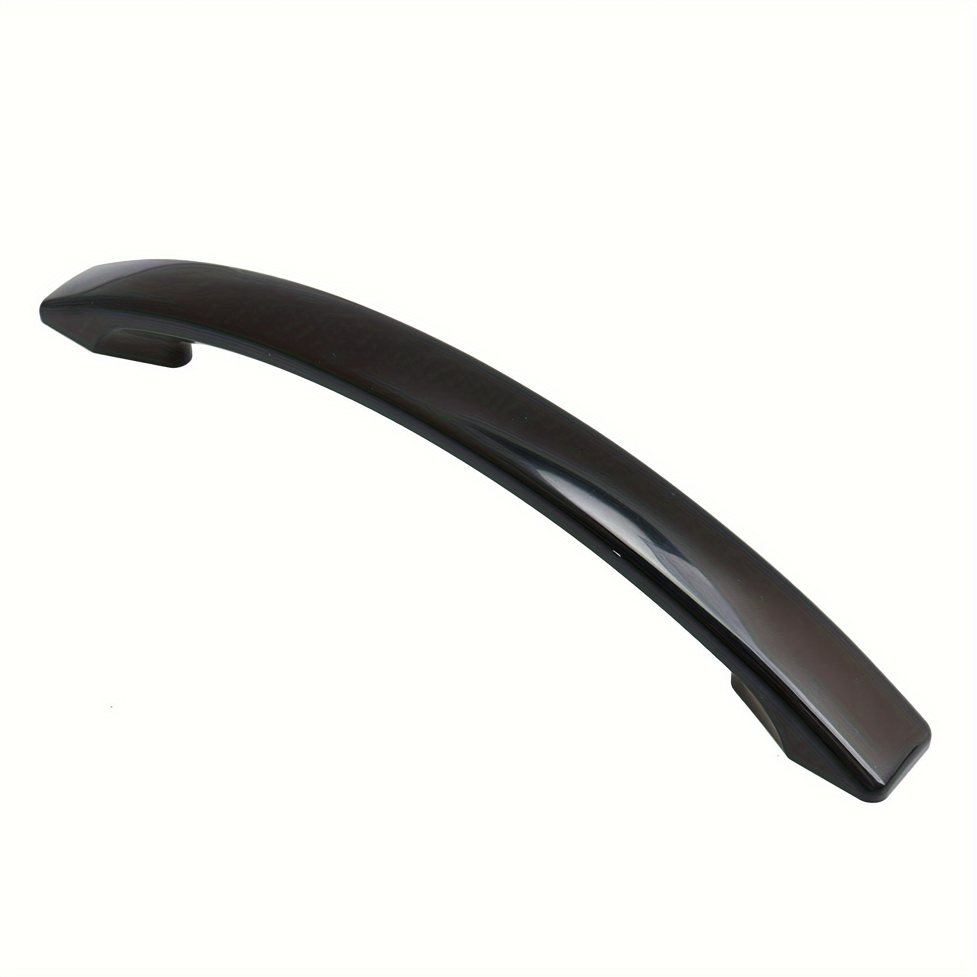Black Plastic Microwave Oven Handle with Secure Attachment and Easy Access