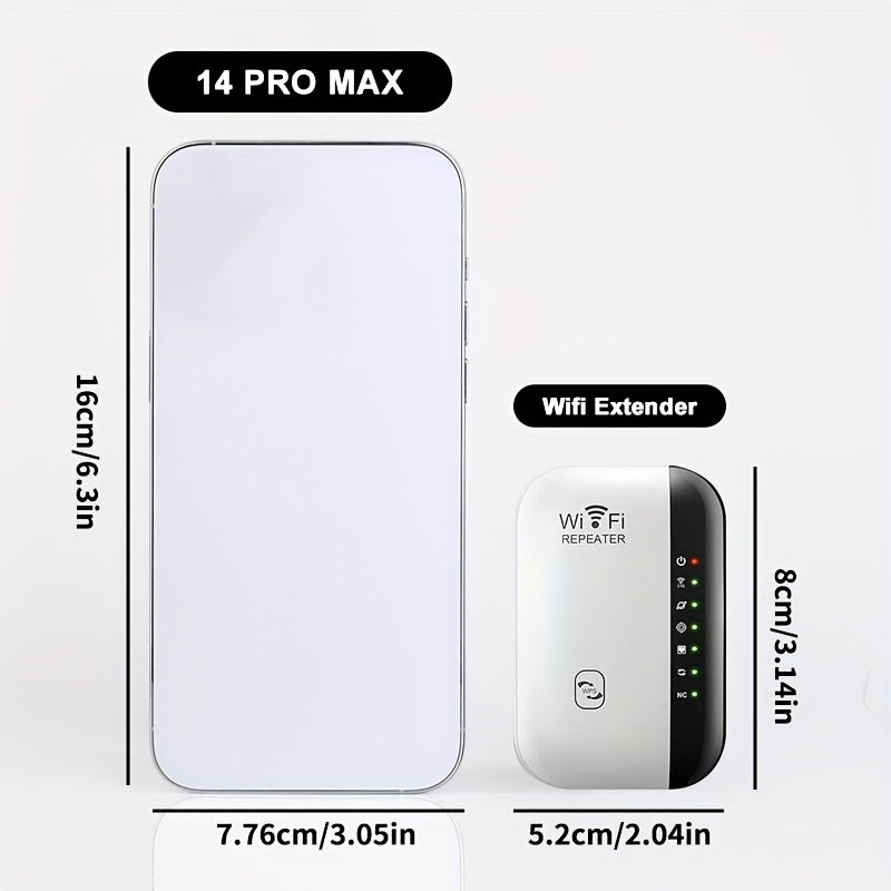 300Mbps Dual-Band Wi-Fi Repeater Router Signal Booster for Large Homes