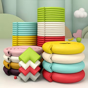 Child Safety Corner Bumpers Edge Protectors Nitrile Foam Gray Pink Ivory White
