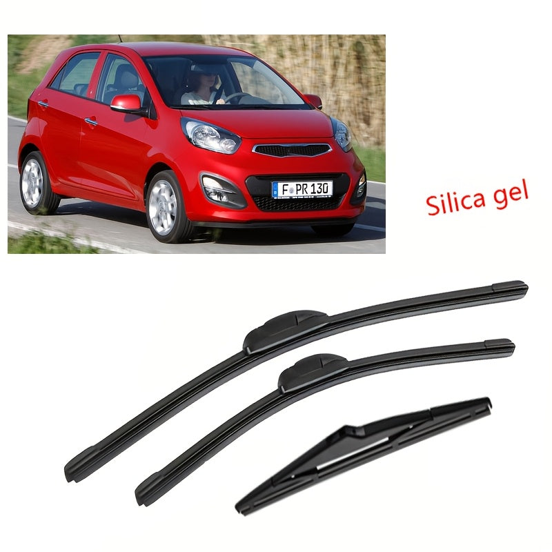 Old va orqa shisha yuvish qopqog'i to'plami uchun Kia Picanto 2011-2017 Windshield 60.96cm
