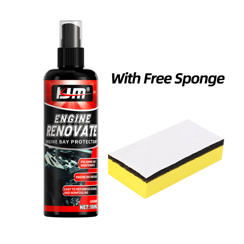 Automotive Engine Compartment Refurbishment Kit 100ml Protective Coating and Degreaser