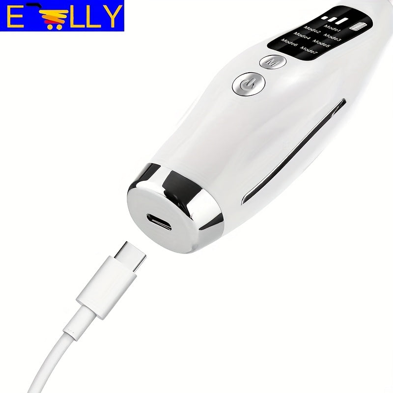 7-Color LED yuz va bo‘yinning massaj qiluvchi, ayollar uchun quvvatlanadigan USB bilan ishlaydigan teri parvarishi asbobi