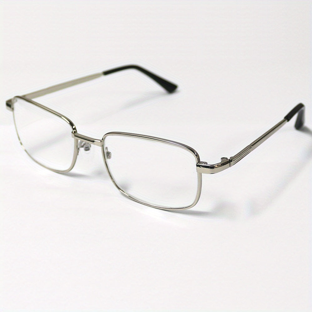 Square Full Frame Reading Glasses for Presbyopia Anti-Scratch Eyewear
