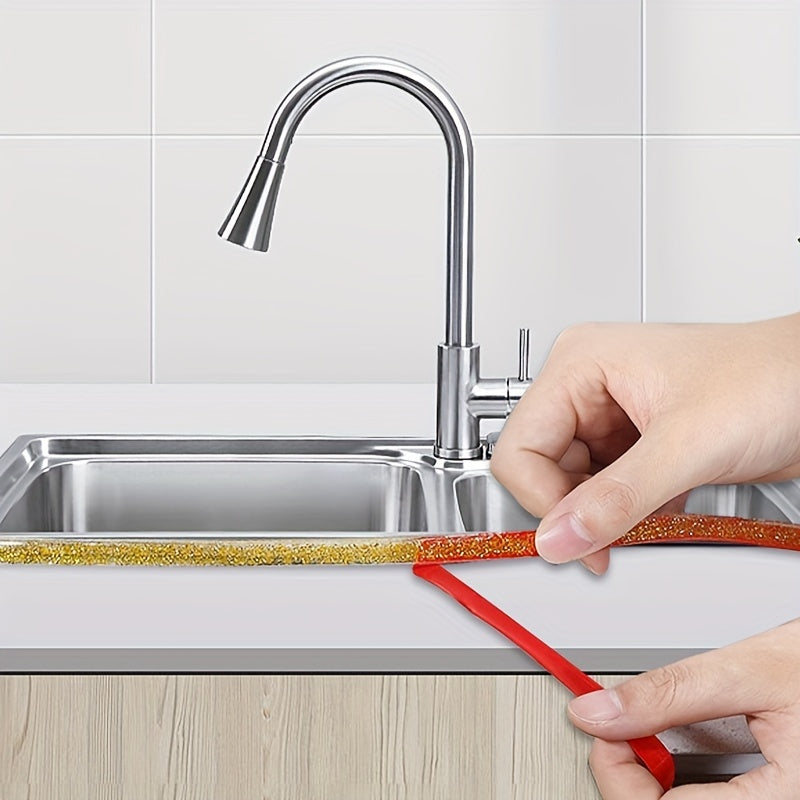 Водонепроницаемая лента для декорации ванной, запечатывает щели и края стен, самоклеящаяся.