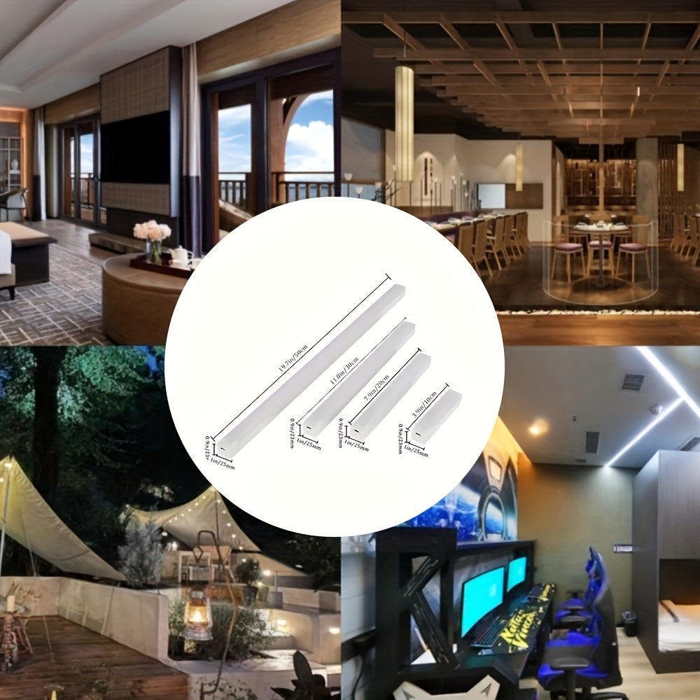 Luz nocturna con sensor de movimiento y recargable por USB para debajo de armario, cocina y armario