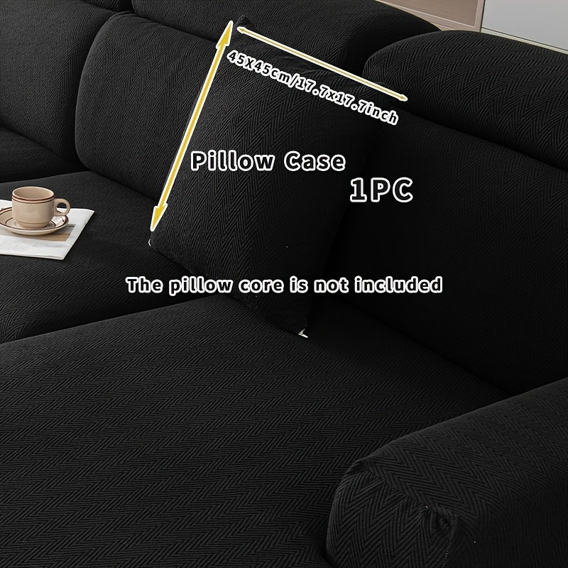 All-Season Solid Color Sofa Cover for Pets and Scratches Protection