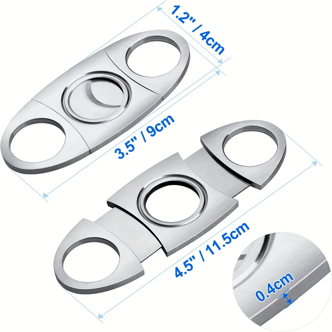 Stainless Steel Cigar Cutter for Adults Smoking Accessories
