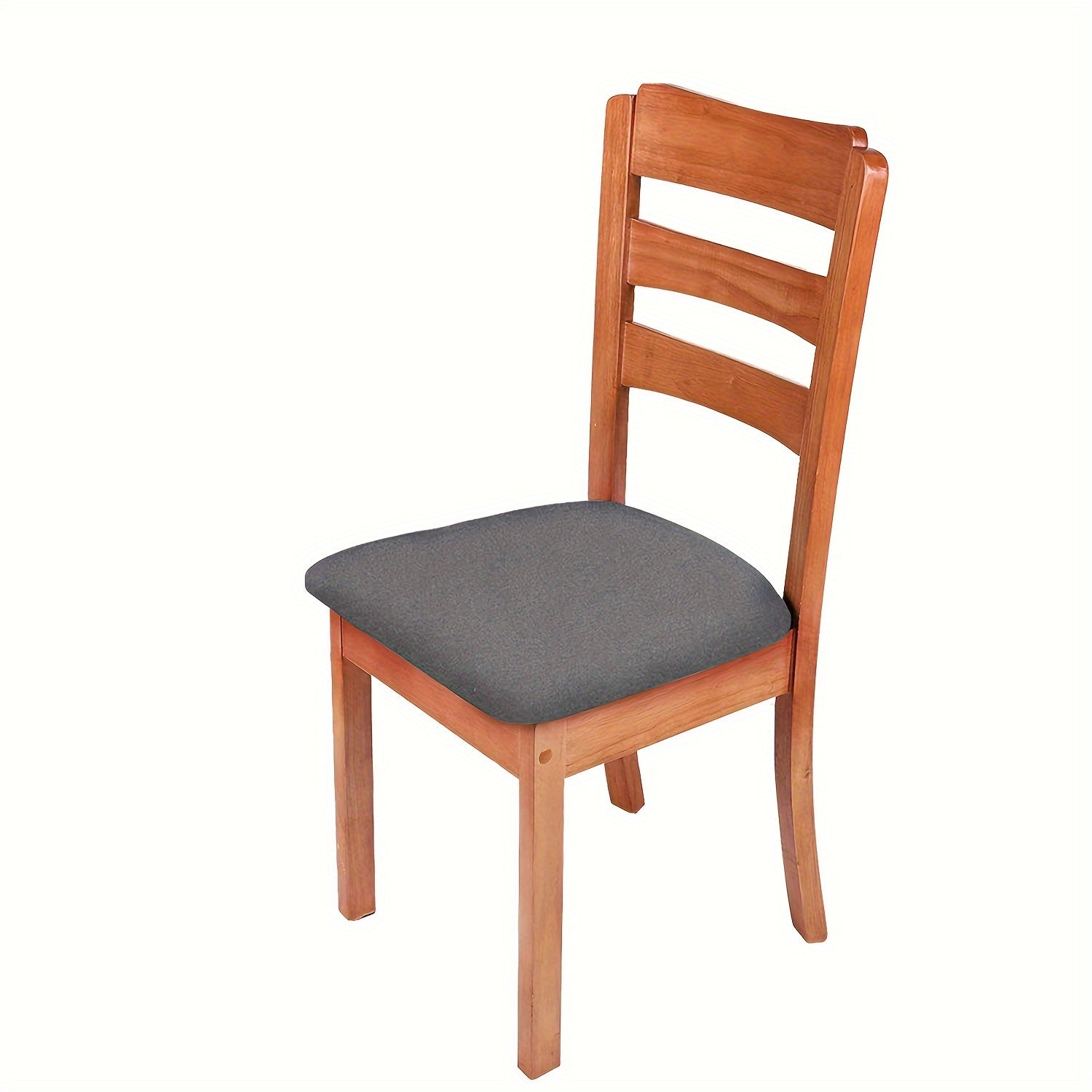 4/6pcs Waterproof Polyester Spandex Chair Seat Covers with Elastic Band Slipcovers