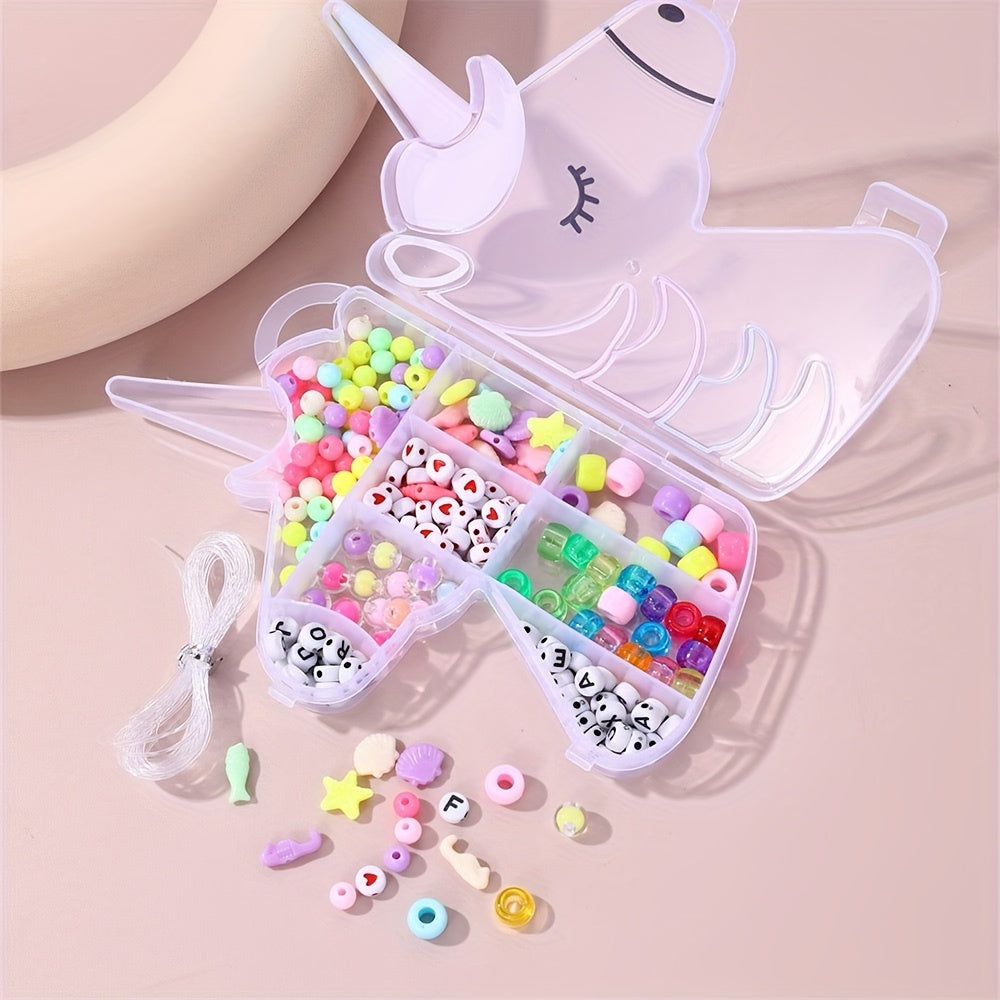 Girls Unicorn Jewelry Making Kit with Beads and Tools for Accessories Crafting