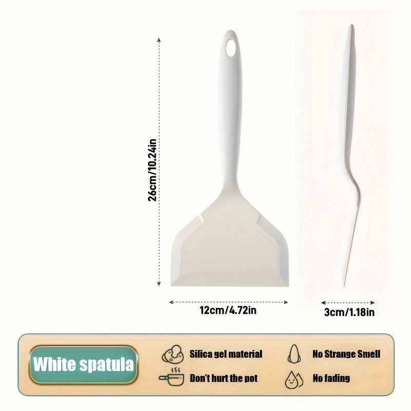 Silicone Spatula Tamagoyaki Turner Non-Stick Heat-Resistant Egg Pancake Flipper