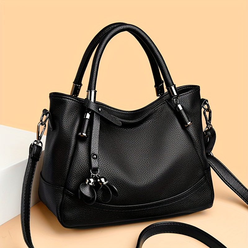 Стильная стеганая сумка для женщин с регулируемым ремнем, застежкой на молнии, полиэстеровой подкладкой, отделкой краев и дизайном на одно плечо.