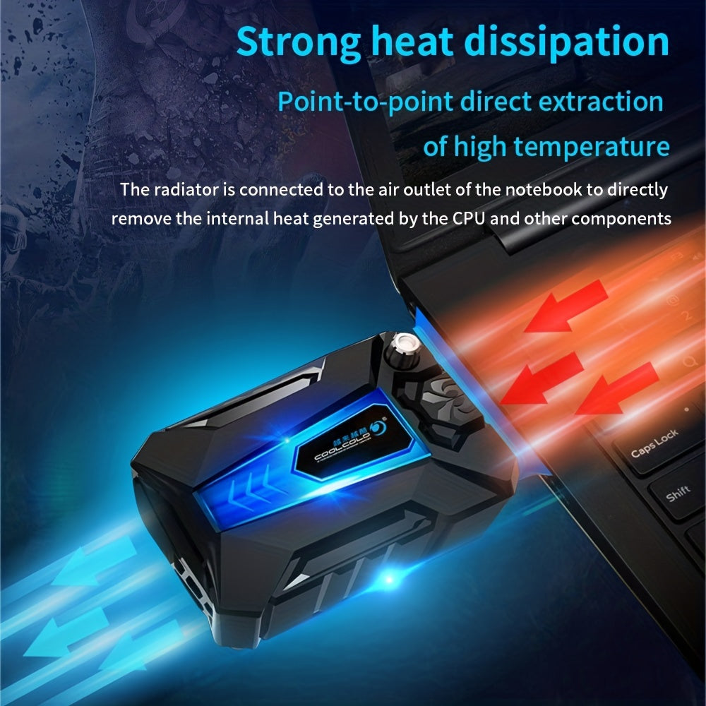 Almohadilla de enfriamiento para portátil con 6 ventiladores silenciosos, altura ajustable, ergonómica, para juegos, oficina, negro y rojo