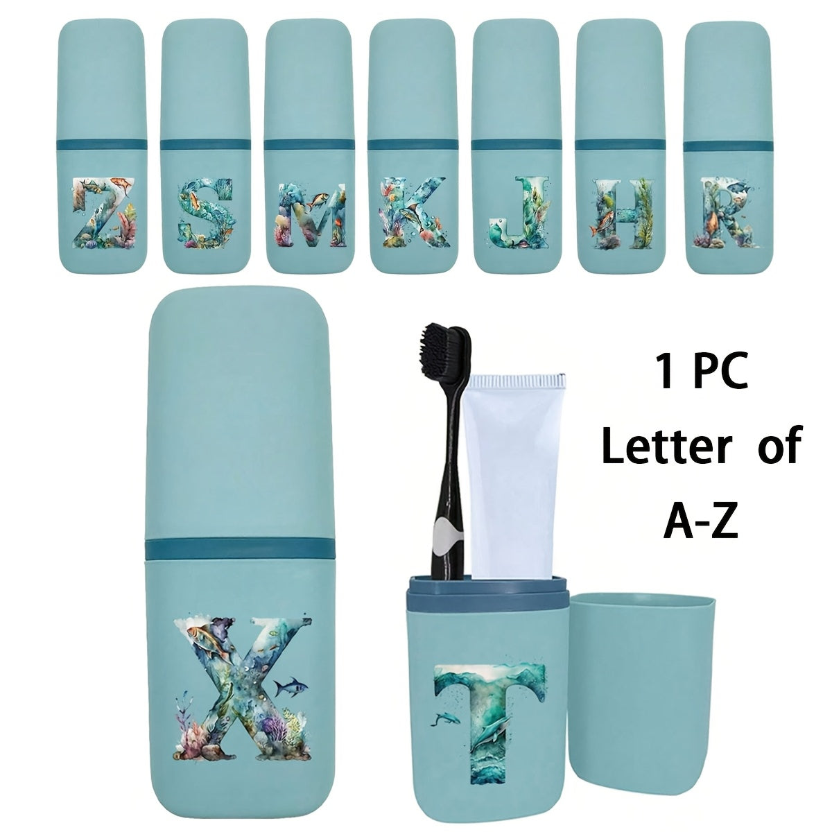 Tish cho'tkasi tutqichlari to'plami hammom aksessuarlari sayohat uchun suv o'tkazmaydigan saqlash qutisi