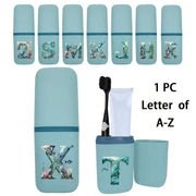 Tish cho'tkasi tutqichlari to'plami hammom aksessuarlari sayohat uchun suv o'tkazmaydigan saqlash qutisi