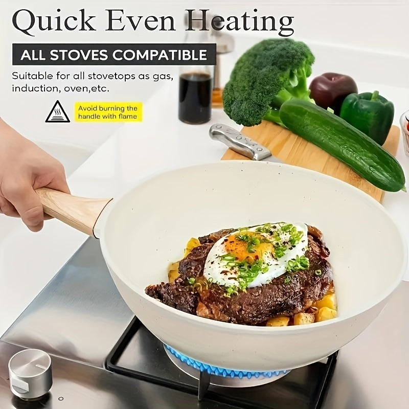 Set of 4 Aluminum Cookware Pots and Pans for Home and Restaurant Use