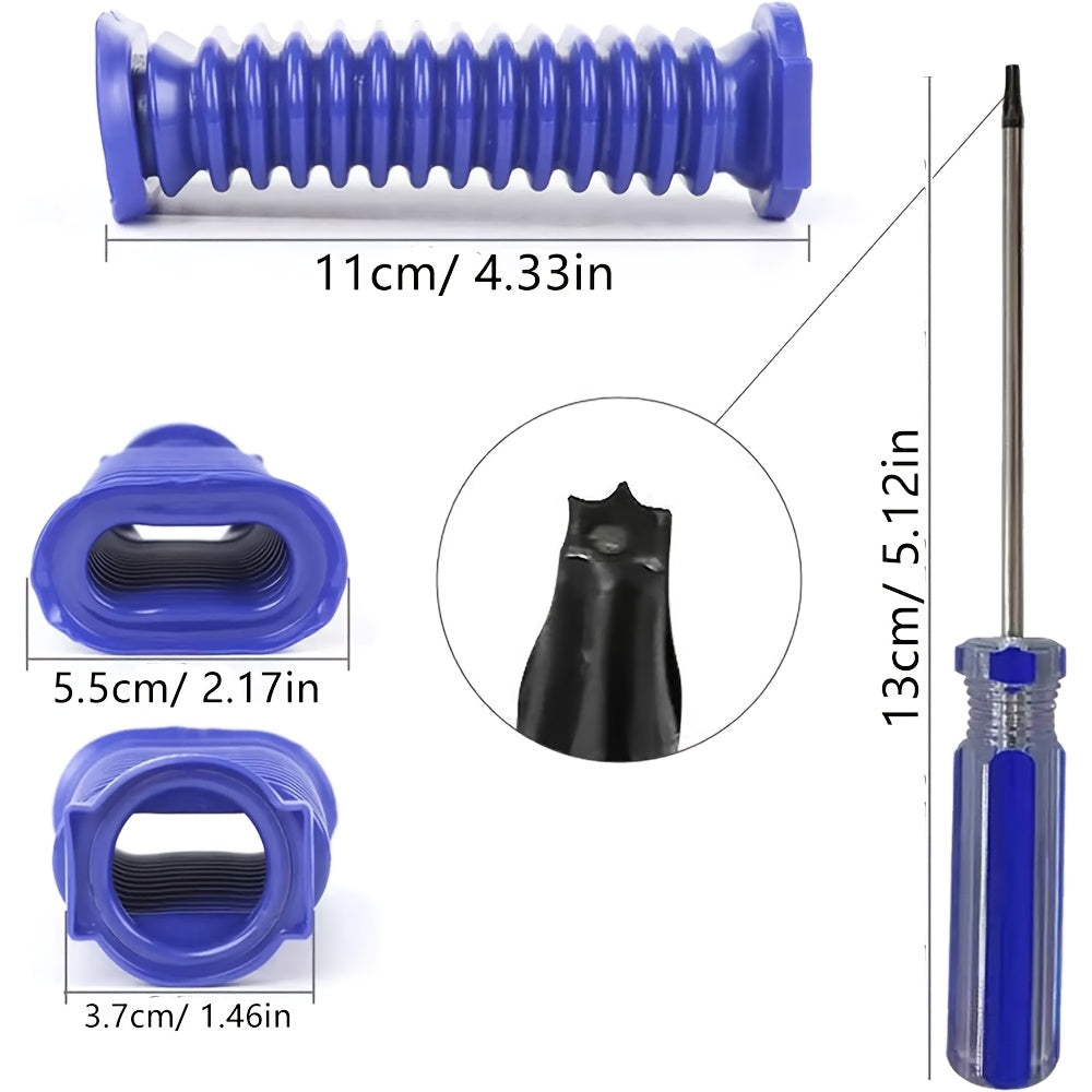 Blue Plastic Crevice Tool for V7 V8 V10 V11 Vacuum Cleaners Flexible Hose Attachment