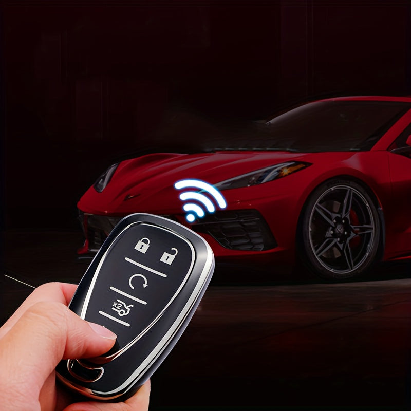 Car Key Fob Shell With 5 Buttons for Chevrolet Malibu XL Plastic Durable