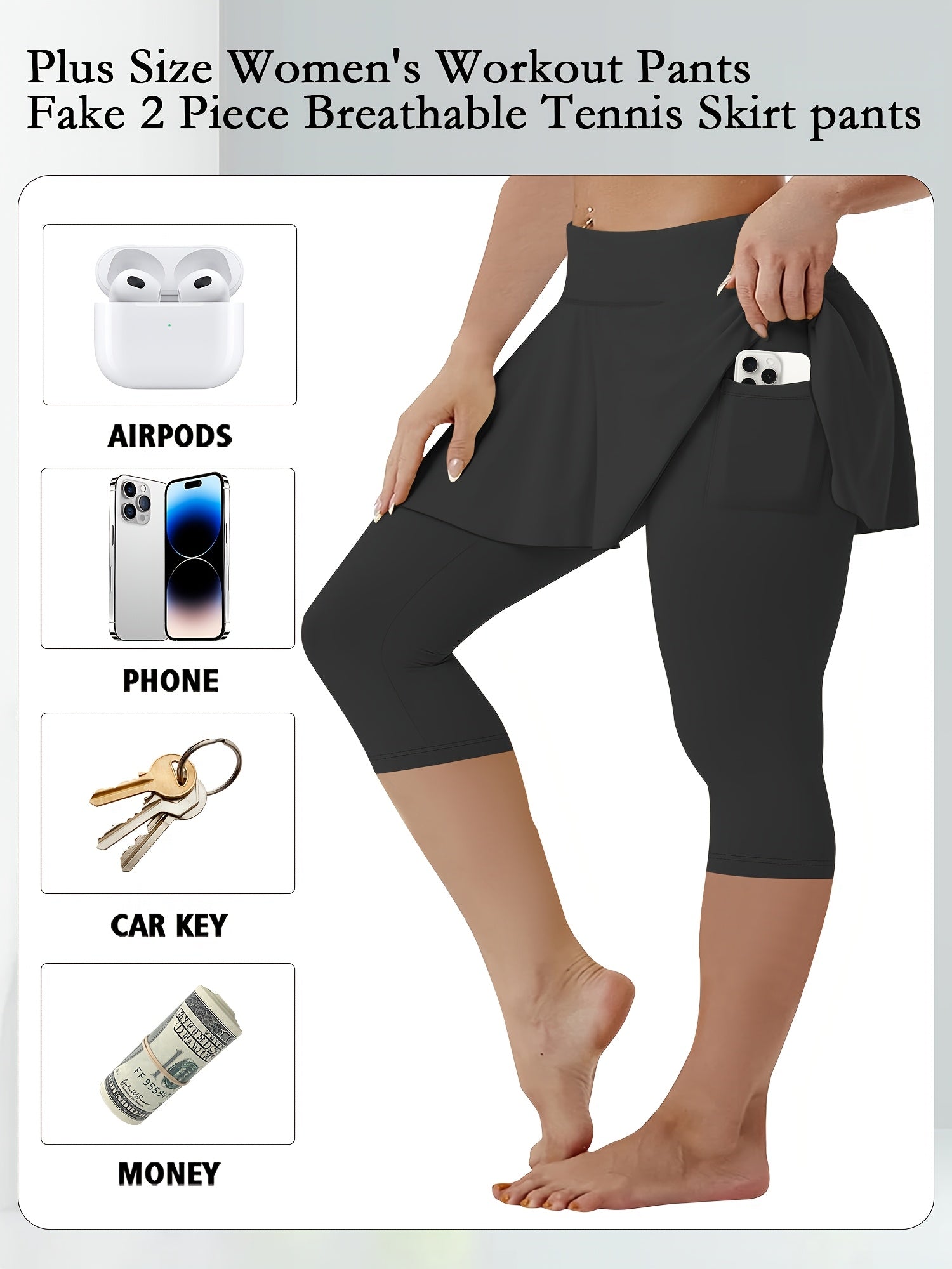 Pack de 3 pantalones de yoga para mujer con cintura alta, bolsillos, primavera y verano, pantalones deportivos