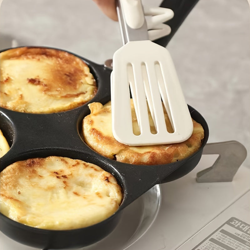 4-Cup Non-Stick Cast Iron Skillet for Frying Eggs Pancakes Burgers Sautéing and Cooking Pizza Desserts