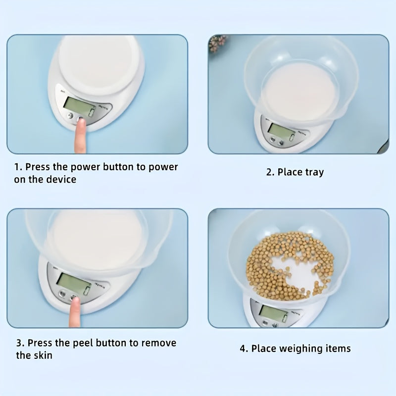 Digital Kitchen Scale for Food Baking Household Office Precise Weighing