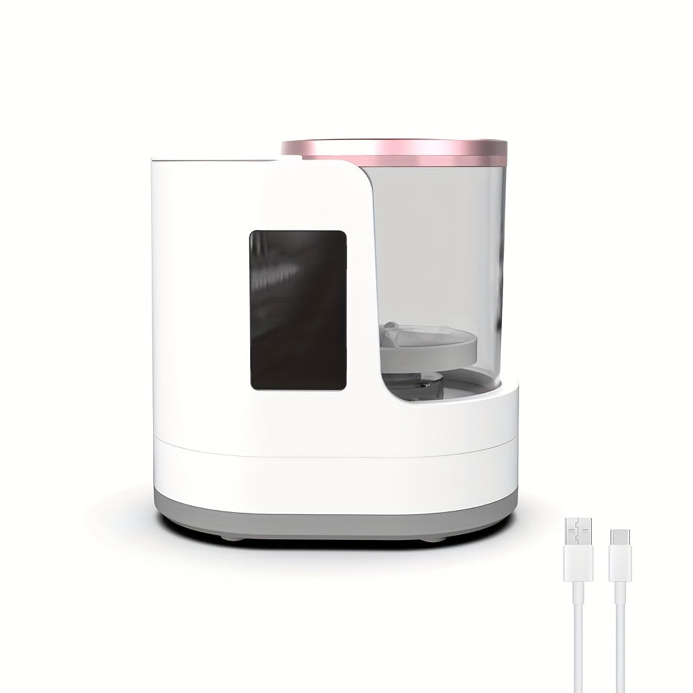 Electric Makeup Brush Cleaner Kit with UV Light Timer and Air-Dry Function