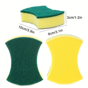 12 or 24 Pack Multifunctional Kitchen Cleaning Sponges with Double-Sided Scrubbing Pads