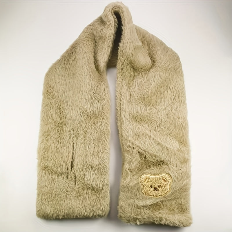 Fleece Ear Muffs for Men and Women Adjustable Sheepskin Winter Warmers