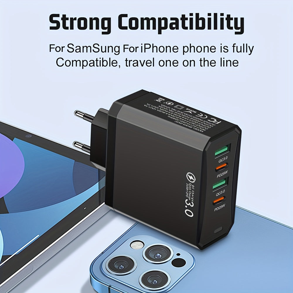 iPhone 15 16 Pro Max va Samsung PD QC3.0 uchun 40W tez zaryadlovchi USB C zaryadlovchi