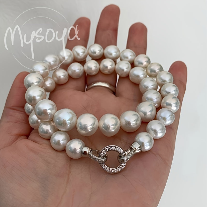 8-9mm Natural Freshwater Pearl Necklace for Women Elegant Jewelry for Weddings and Special Occasions