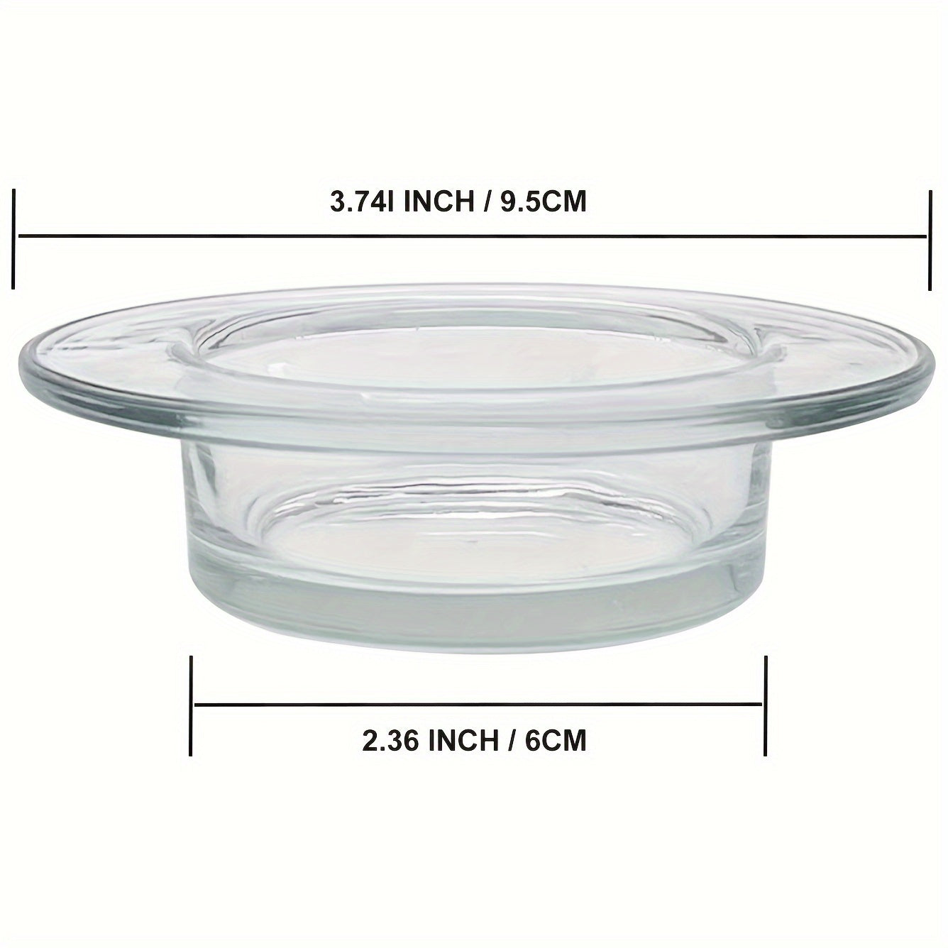 Стеклянная пластина замены для нагревателя для плавления воска и ламп ароматерапии