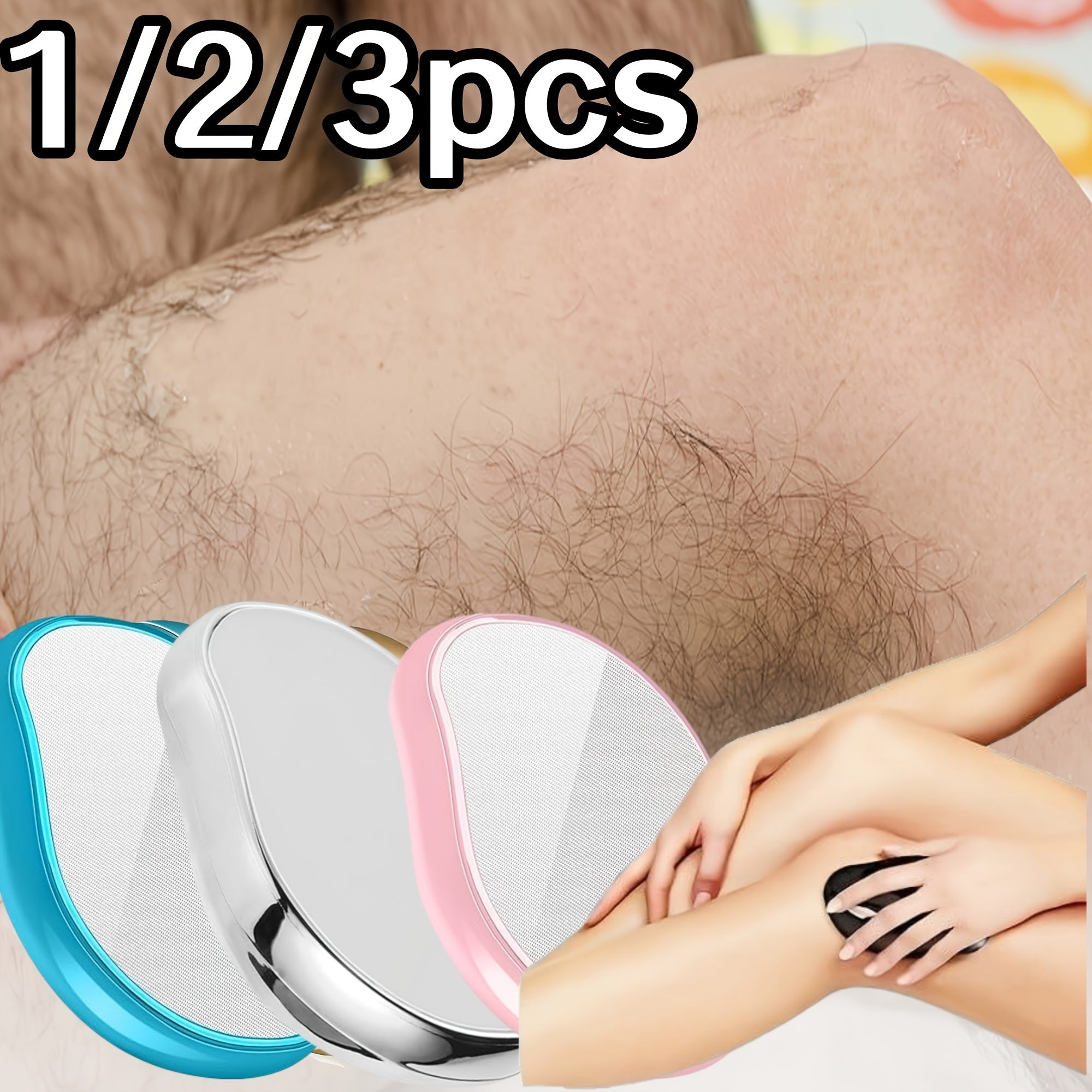 Унисекс Nano Crystal Hair Eraser многоразовое портативное устройство для удаления волос