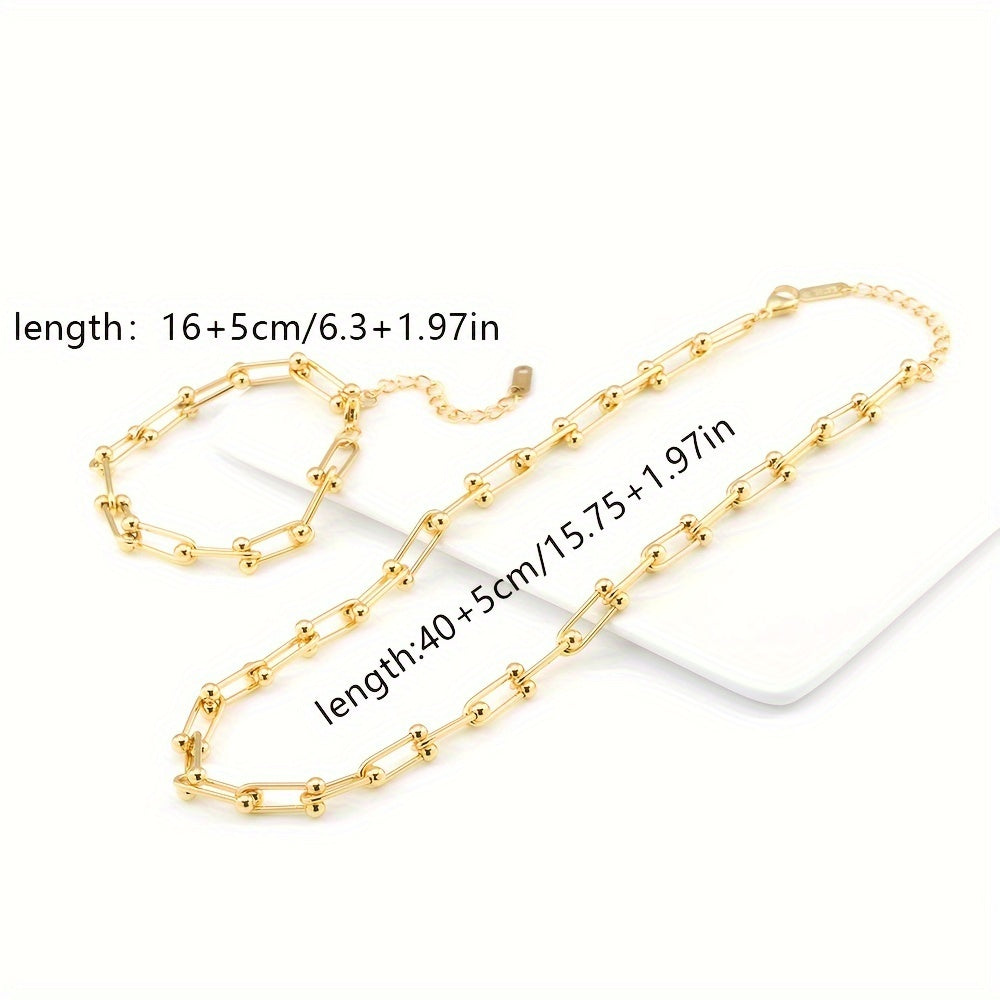 2 ta U-shakli teshik bilaguzuk va marjon to'plami, zanglamaydigan po'latdan tayyorlangan, zanglamaydigan ot teshik dizayni bilan. Erkaklar, ayollar va o'smirlar uchun har kuni kiyish uchun mukammal. Shuningdek, ajoyib bayram sovg'asi bo'lib xizmat qiladi.