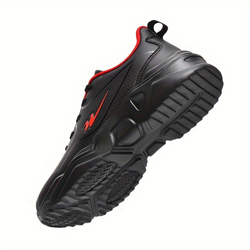 Men's Casual Sneakers Running Shoes Breathable Fabric Low Top Lace-Up Durable Sole