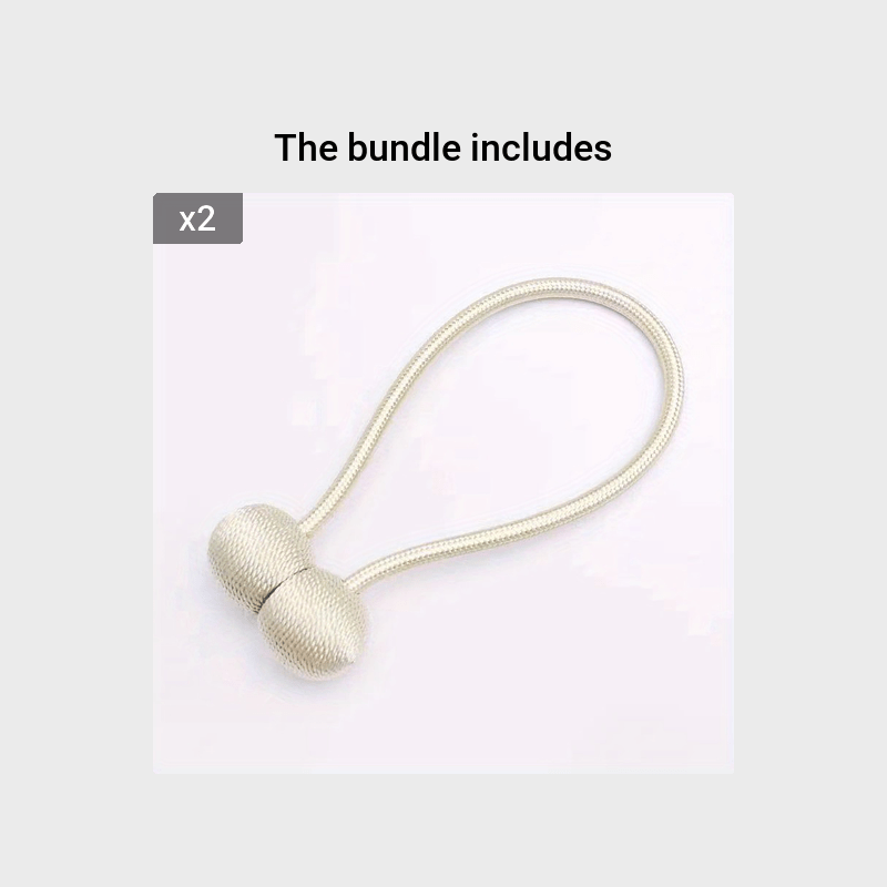 Magnetic Curtain Tiebacks 1 Pack for Home Decoration and Window Styling