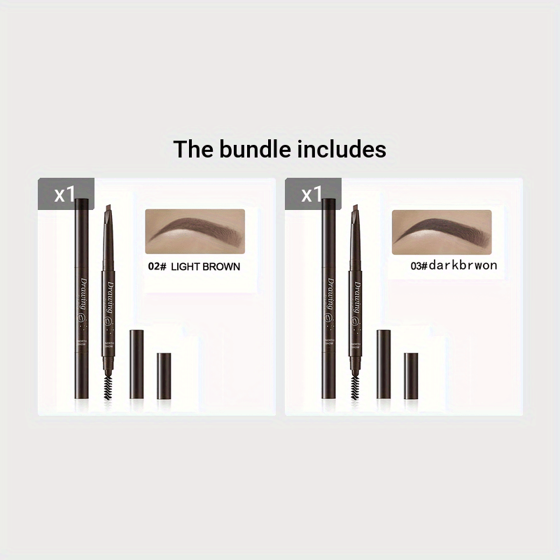 Женский карандаш для бровей и тинт водостойкий, стойкий к смазыванию