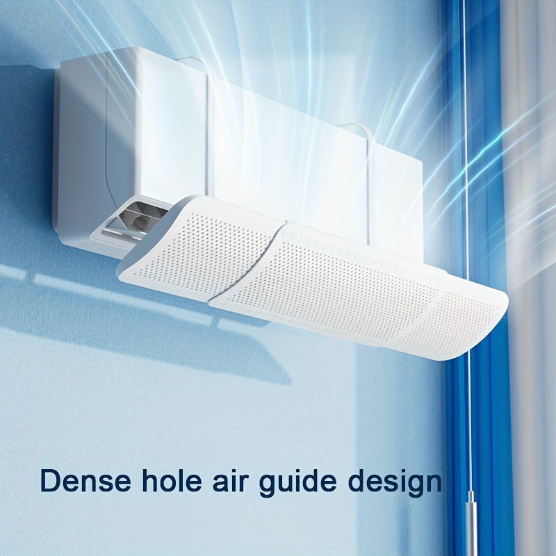 Aesthetic Dust Cover for Wall-Mounted Air Conditioner PVC Non-Electric Home Decor Protector