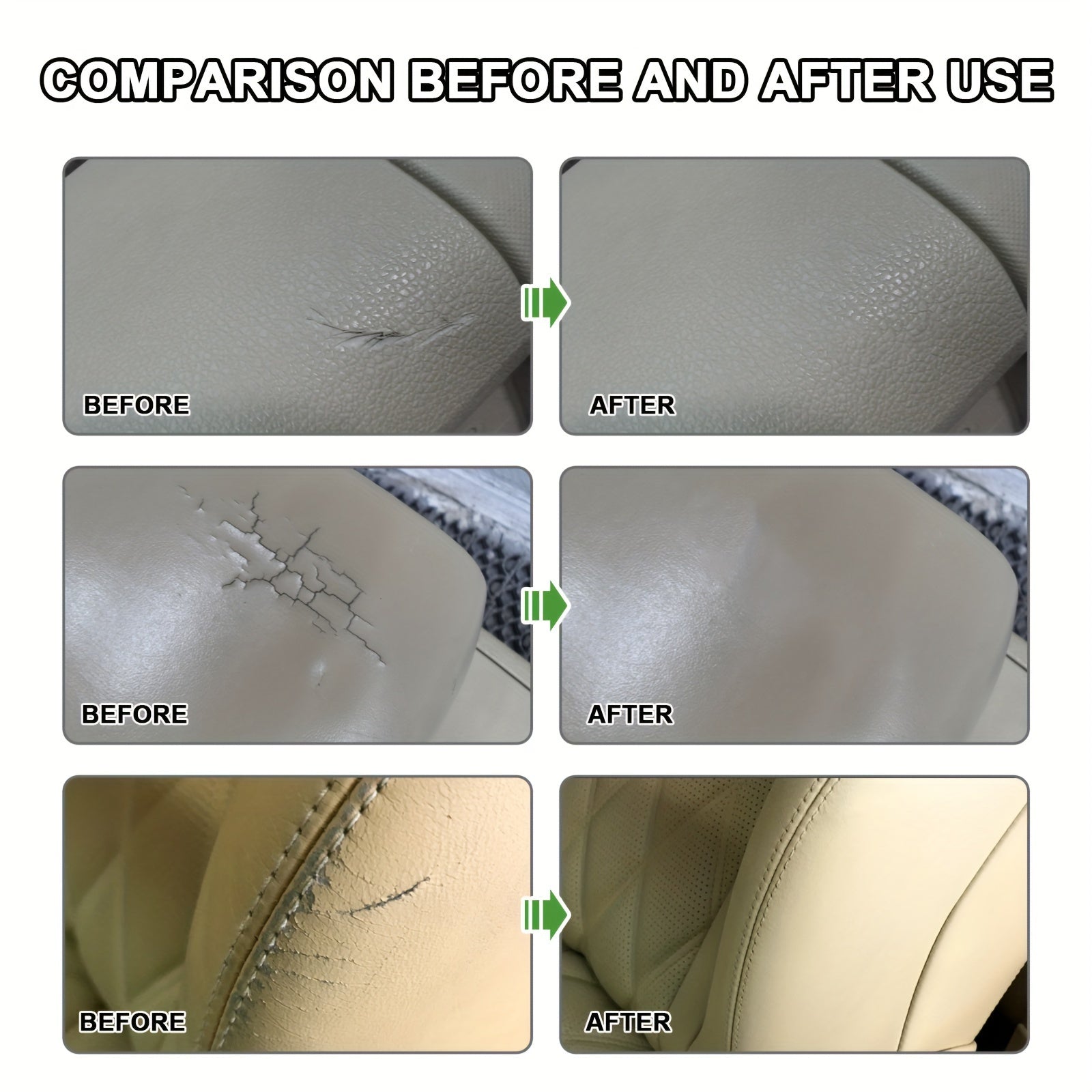 Universal Leather Vinyl Repair Kit 50g for Sofa Shoes Crack Holes Restoration