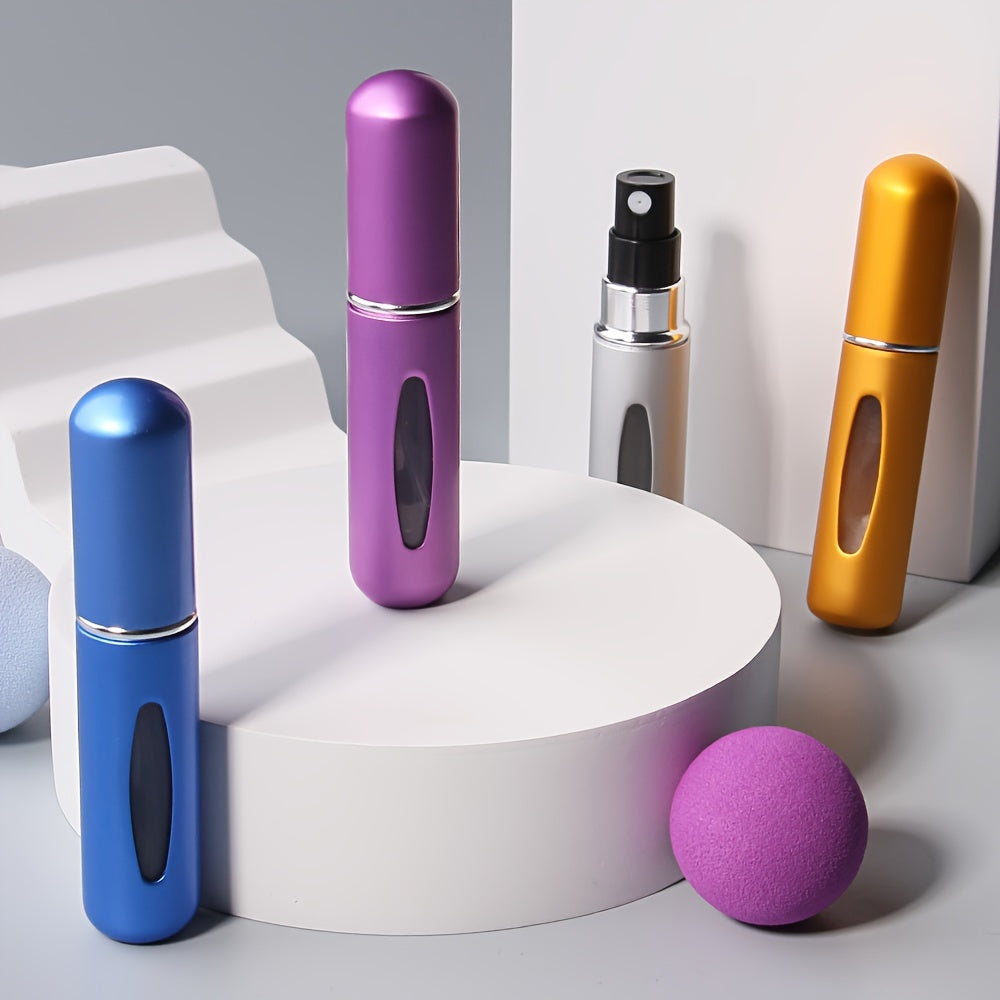 Набор мини-распылителей для духов 5 мл, портативные refillable флаконы для путешествий