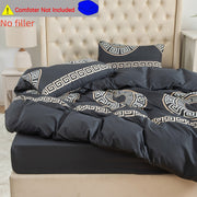 Soft Microfiber Bedding Set 3 Pieces Duvet Cover and Pillowcases All-Season