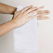 12-Piece White Cotton Washcloths Set Lightweight and Absorbent for Bathroom