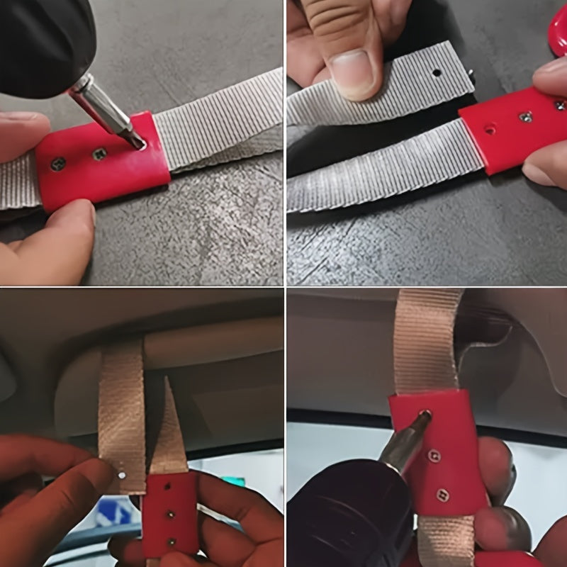 Universal Car Tow Rope Heart Ring Handle Strap Decoration