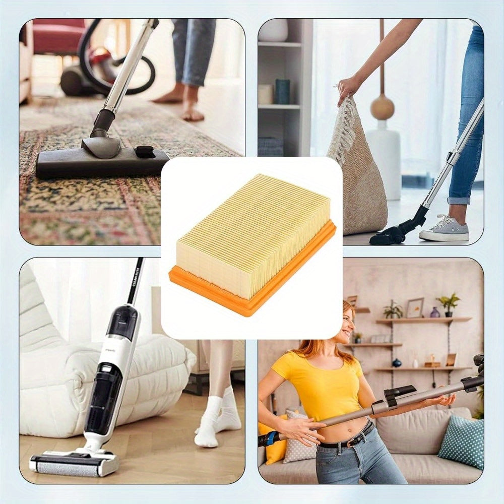 Vakum tozalash uchun 3 ta tekis filtrlash tarmog'i elementlari va kichik cho'tka bilan aksessuarlar